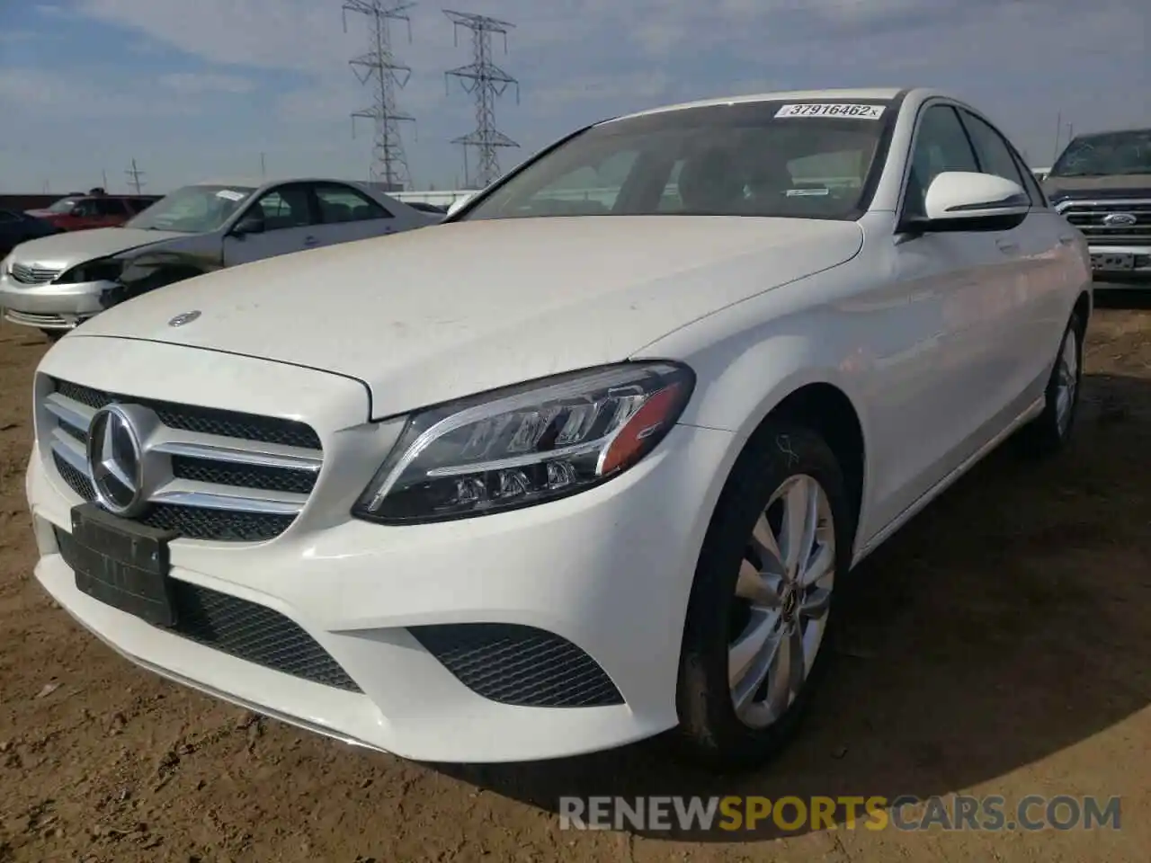 2 Photograph of a damaged car 55SWF8EB0KU314378 MERCEDES-BENZ C-CLASS 2019