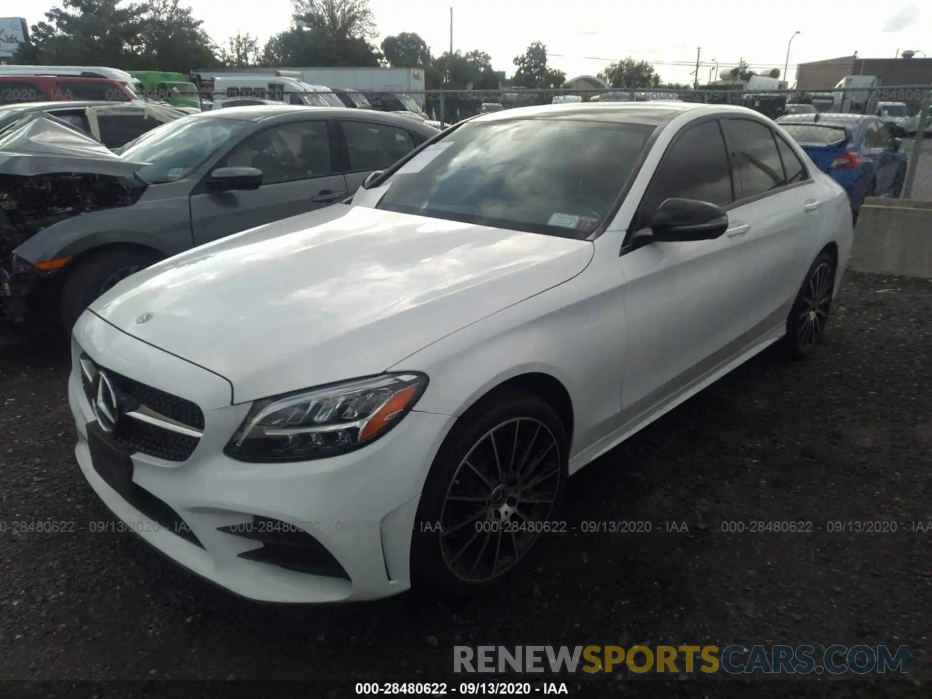 2 Photograph of a damaged car 55SWF8EB0KU315157 MERCEDES-BENZ C-CLASS 2019