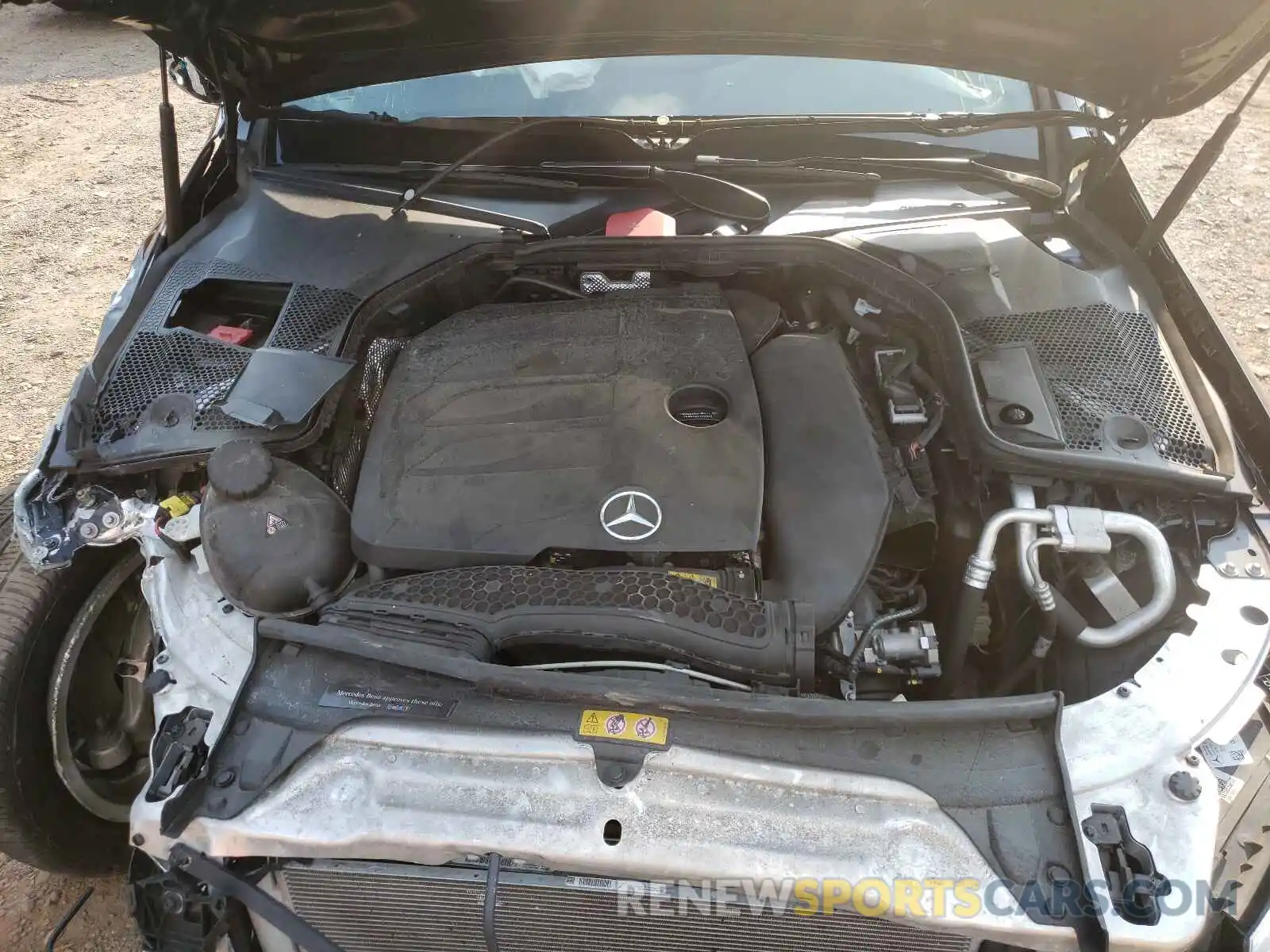 7 Photograph of a damaged car 55SWF8EB0KU315854 MERCEDES-BENZ C CLASS 2019