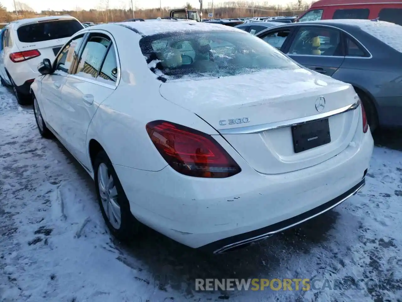 3 Photograph of a damaged car 55SWF8EB0KU315904 MERCEDES-BENZ C-CLASS 2019