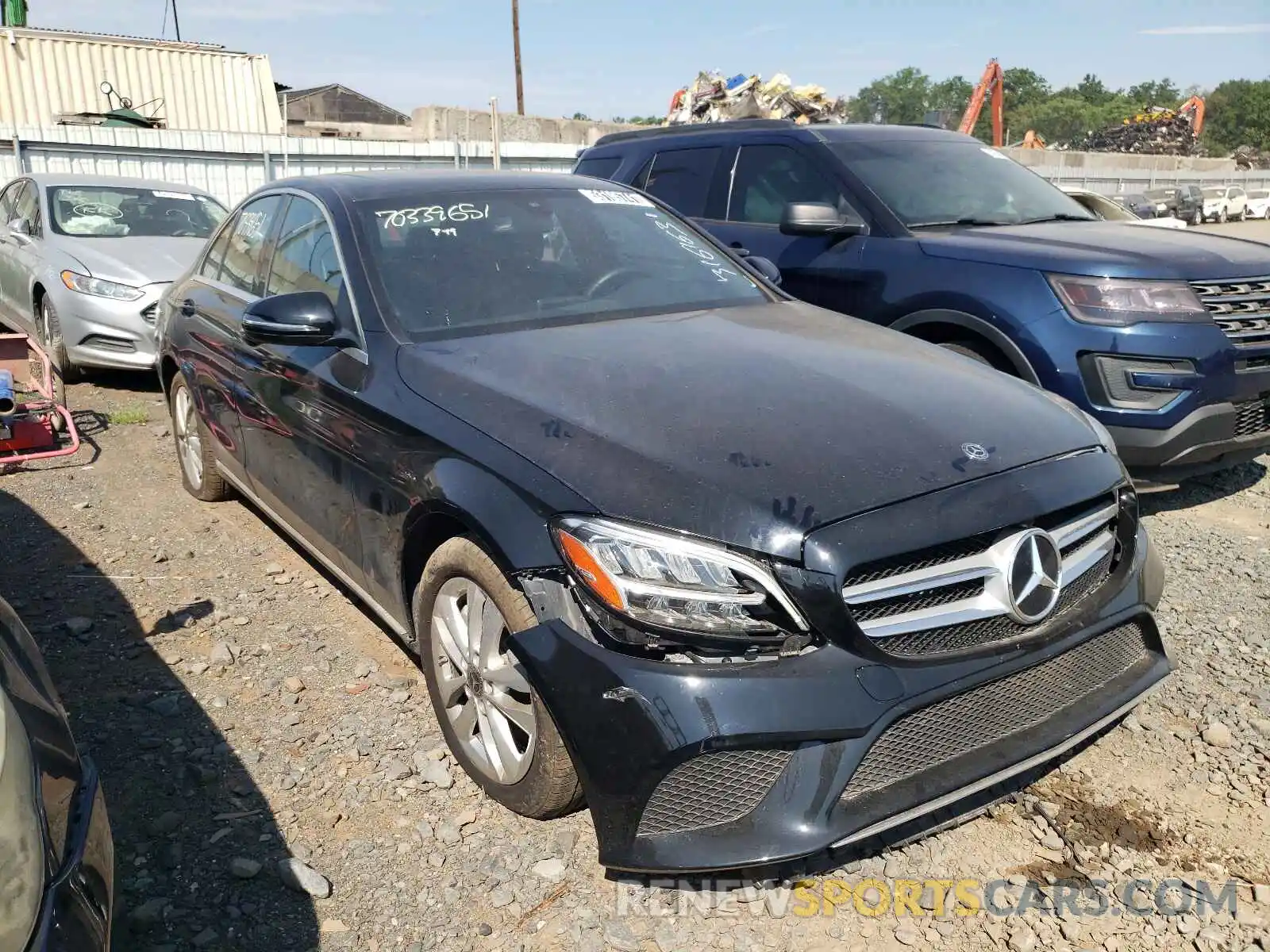 1 Photograph of a damaged car 55SWF8EB0KU316163 MERCEDES-BENZ C-CLASS 2019