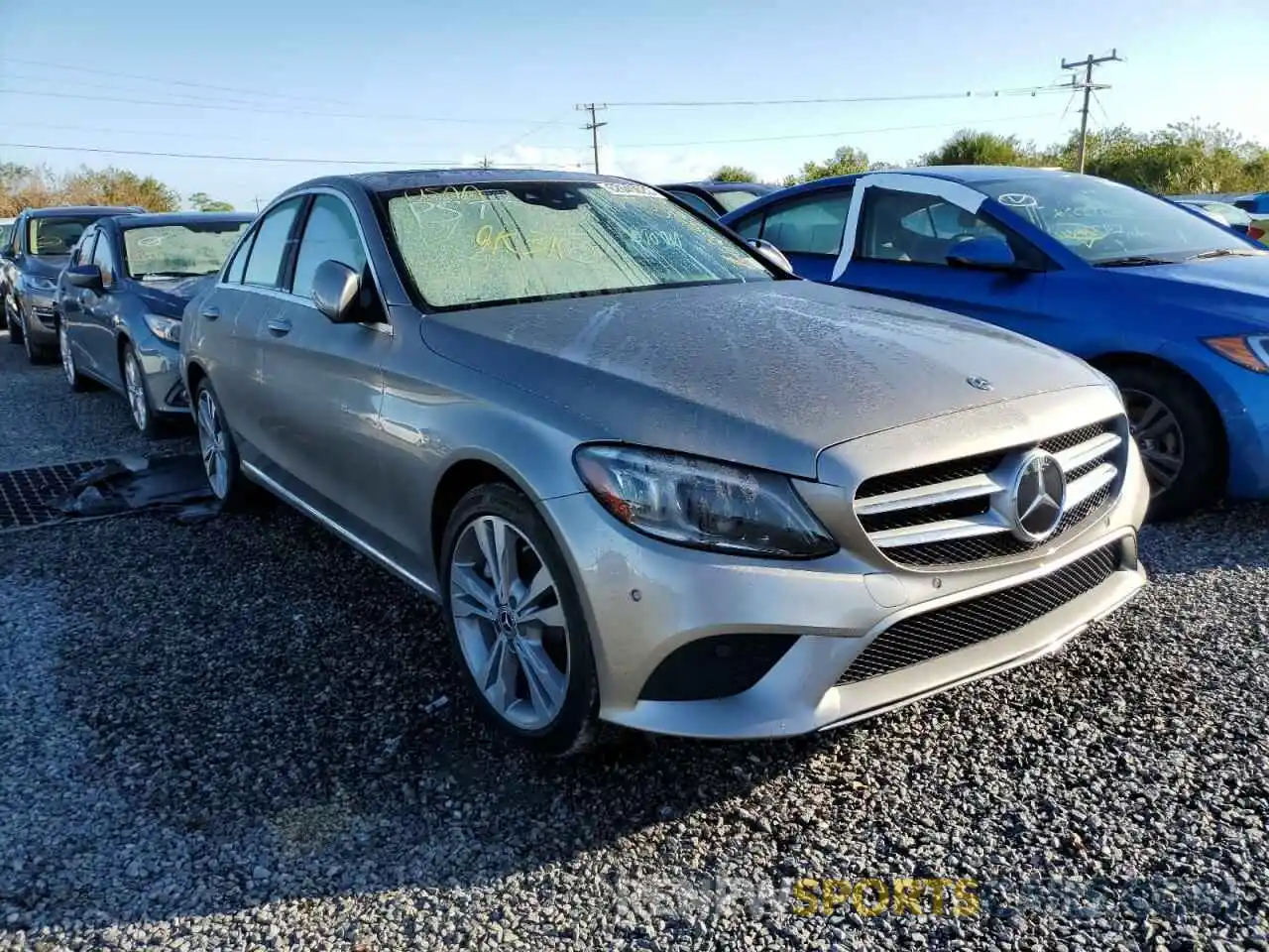 1 Photograph of a damaged car 55SWF8EB0KU316809 MERCEDES-BENZ C-CLASS 2019