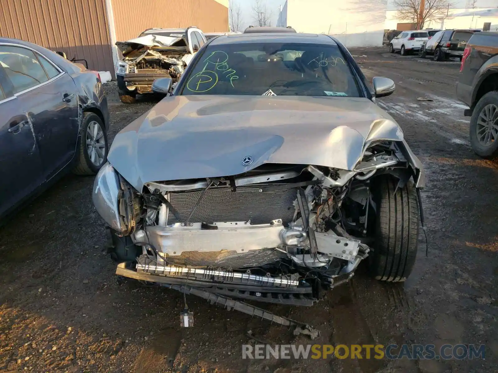 9 Photograph of a damaged car 55SWF8EB0KU317684 MERCEDES-BENZ C CLASS 2019