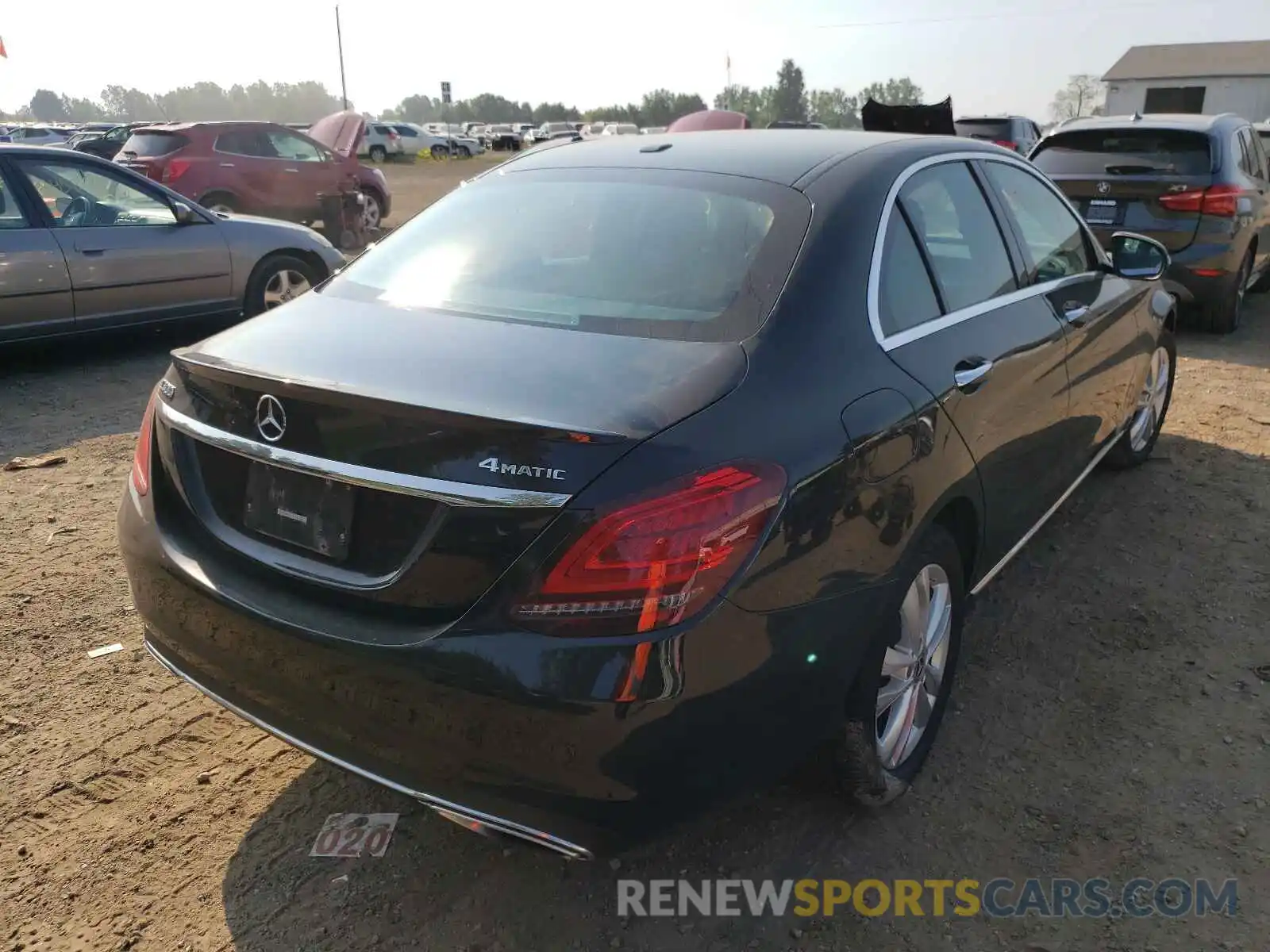 4 Photograph of a damaged car 55SWF8EB1KU284937 MERCEDES-BENZ C-CLASS 2019