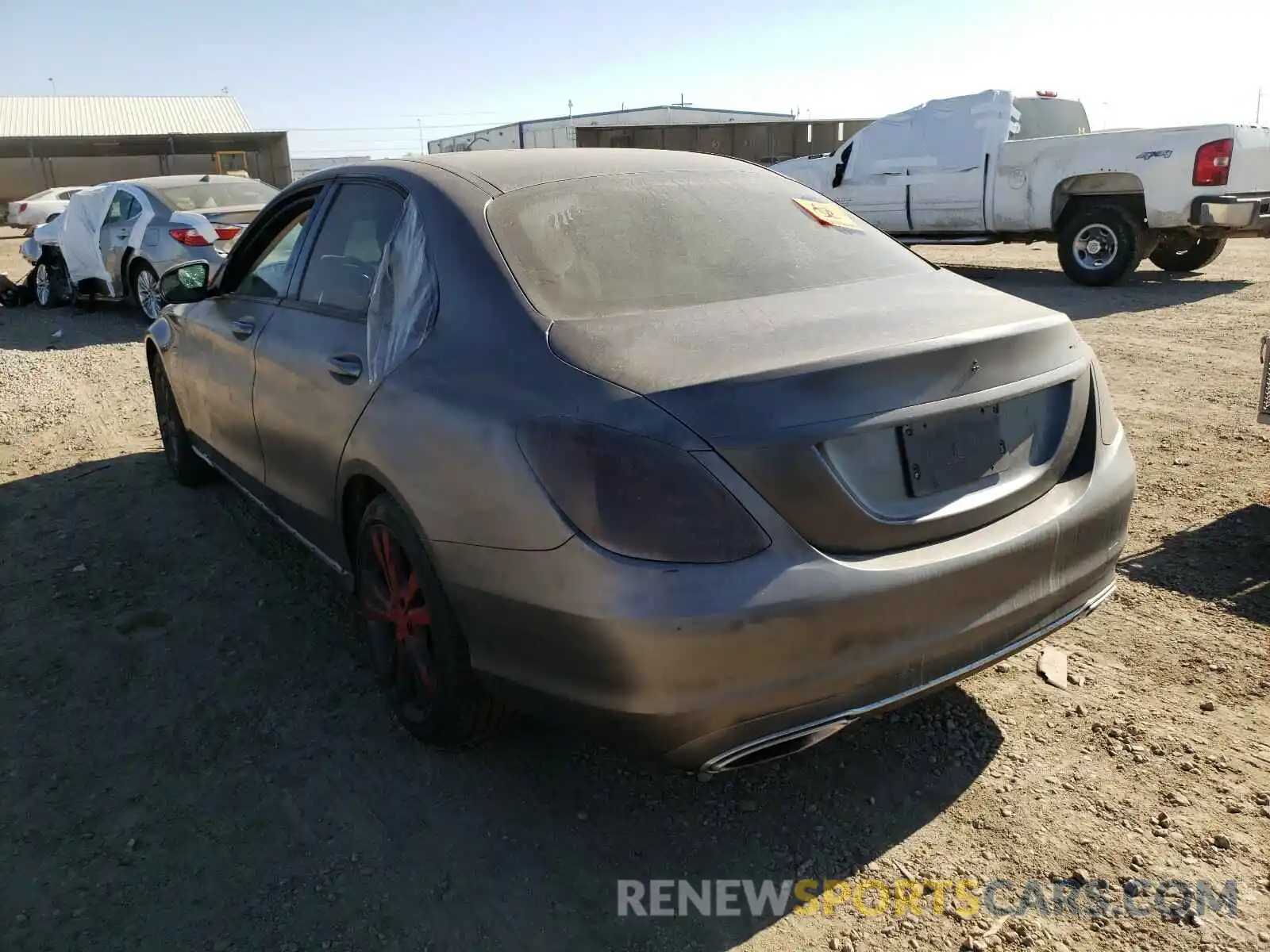 3 Photograph of a damaged car 55SWF8EB1KU285893 MERCEDES-BENZ C CLASS 2019