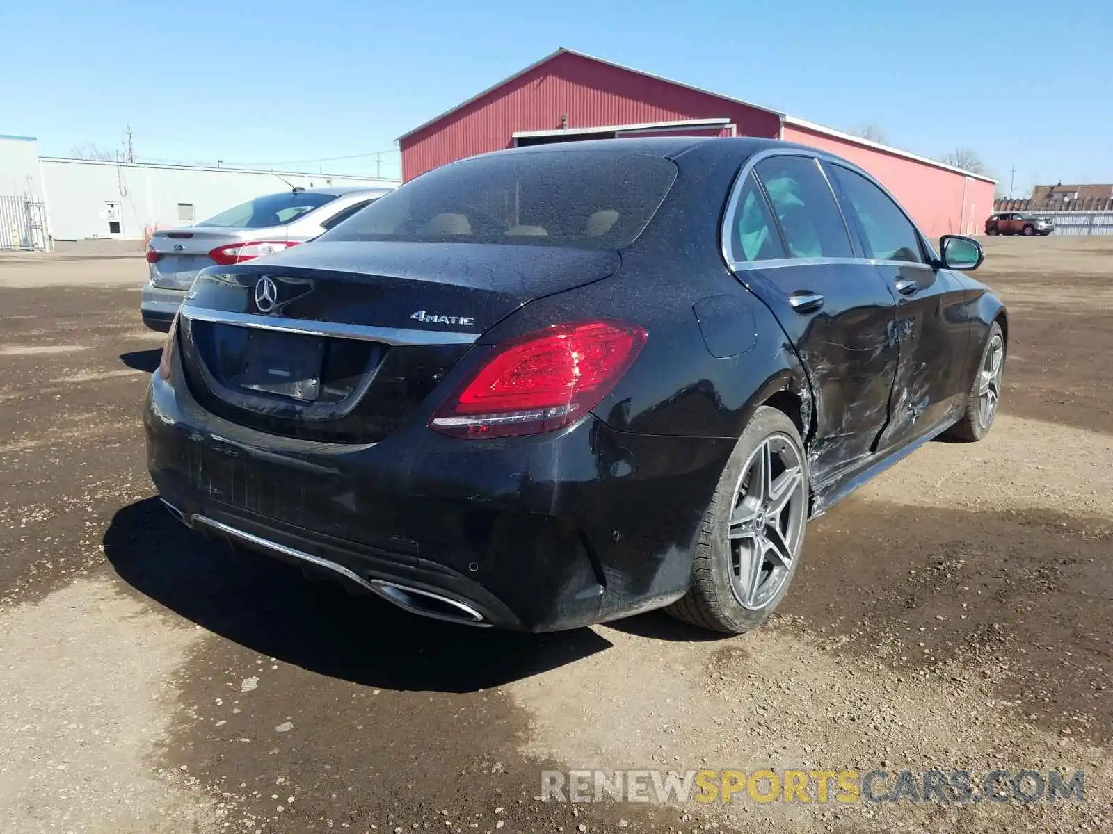 4 Photograph of a damaged car 55SWF8EB1KU287479 MERCEDES-BENZ C CLASS 2019