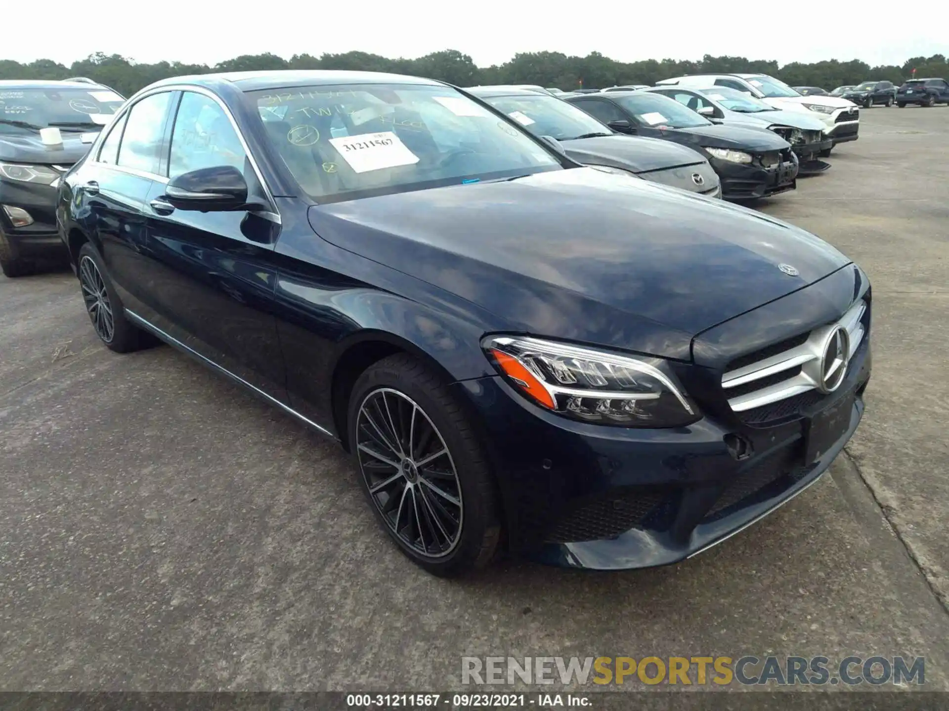 1 Photograph of a damaged car 55SWF8EB1KU290267 MERCEDES-BENZ C-CLASS 2019