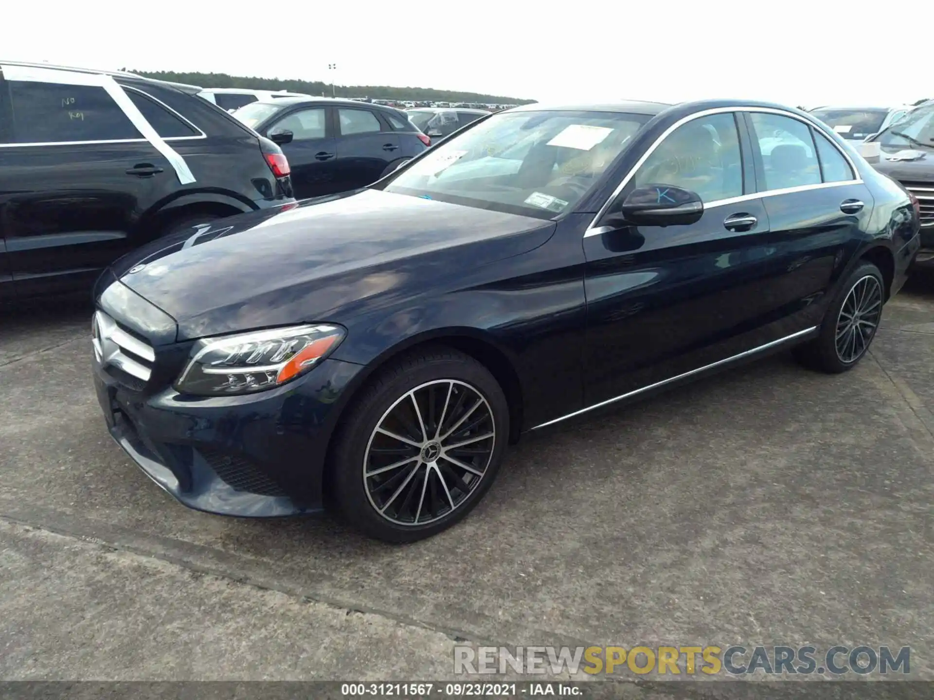 2 Photograph of a damaged car 55SWF8EB1KU290267 MERCEDES-BENZ C-CLASS 2019