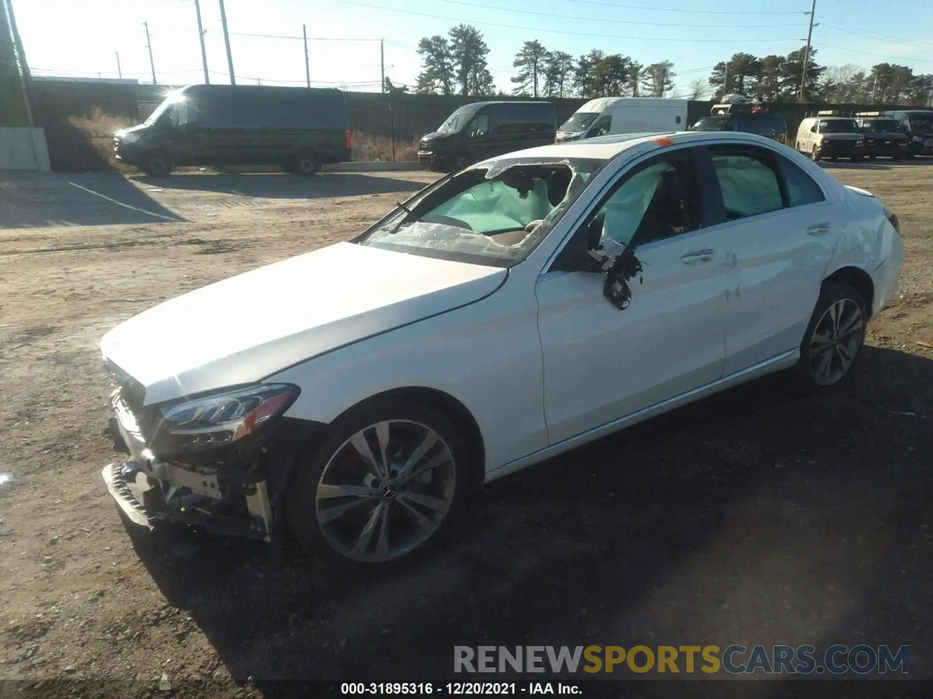 2 Photograph of a damaged car 55SWF8EB1KU291547 MERCEDES-BENZ C-CLASS 2019