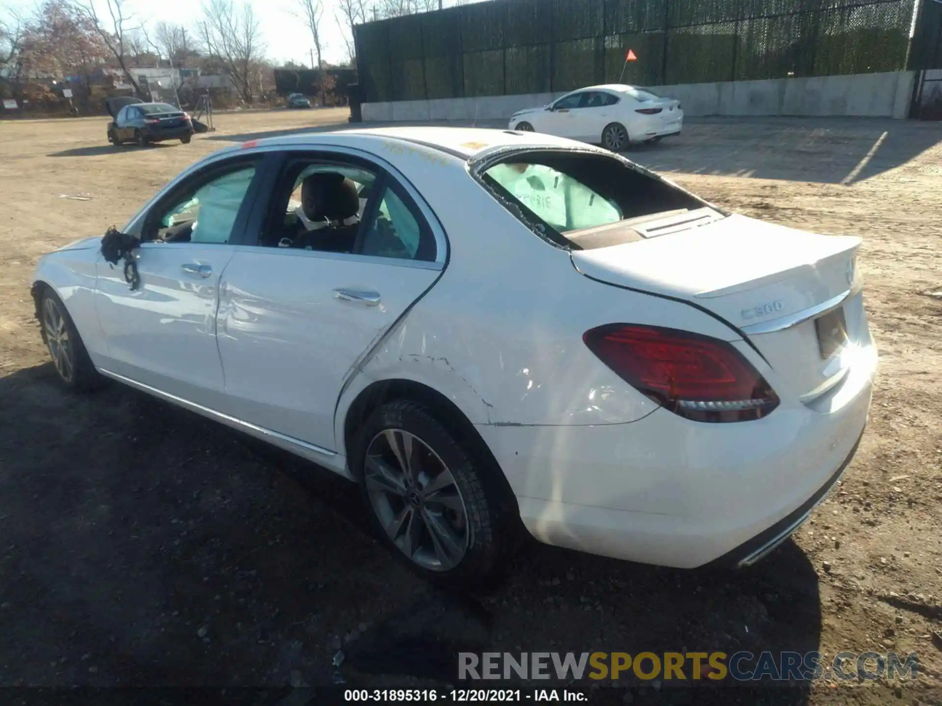 3 Photograph of a damaged car 55SWF8EB1KU291547 MERCEDES-BENZ C-CLASS 2019