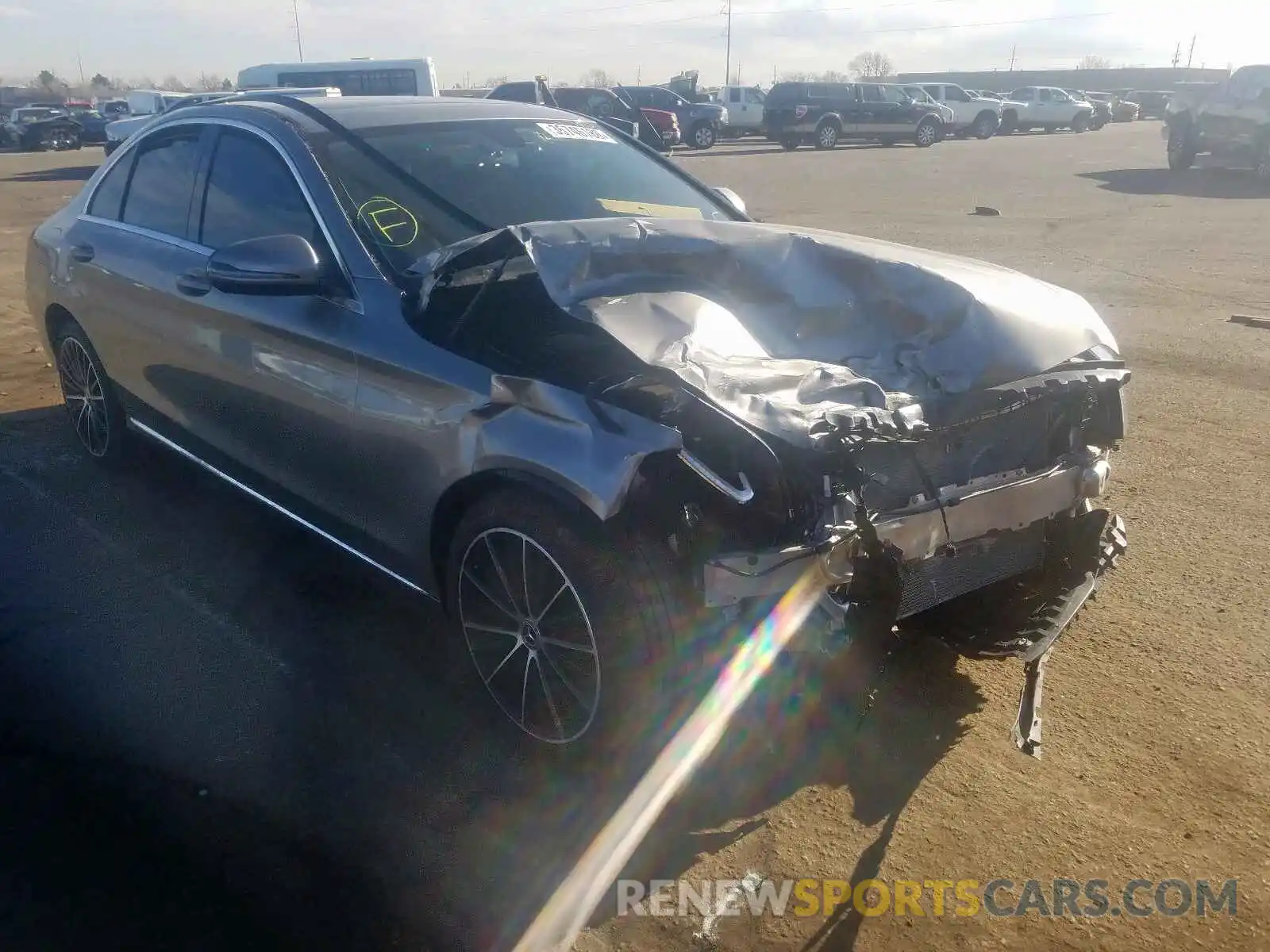 1 Photograph of a damaged car 55SWF8EB1KU292004 MERCEDES-BENZ C CLASS 2019