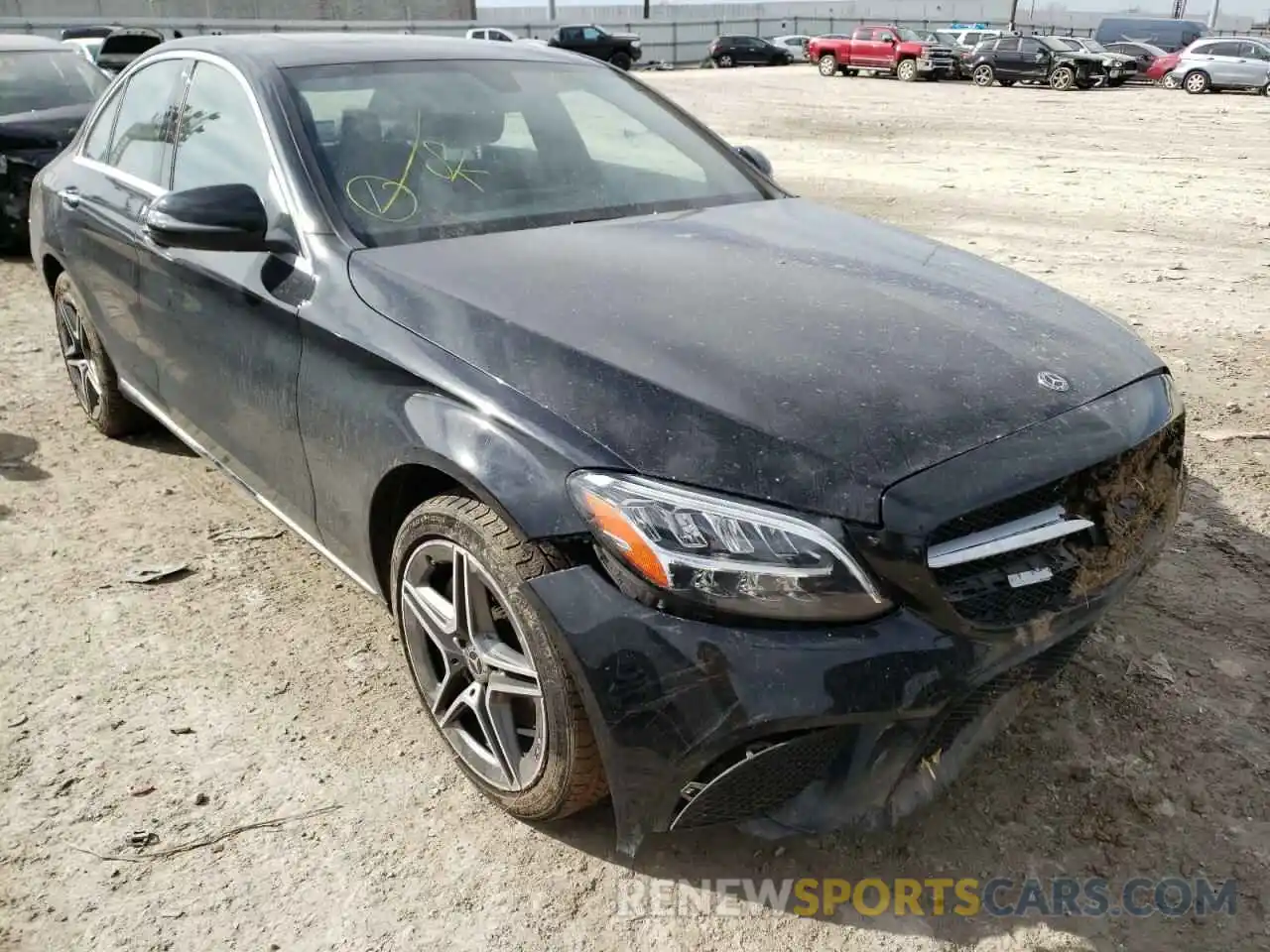 1 Photograph of a damaged car 55SWF8EB1KU293394 MERCEDES-BENZ C-CLASS 2019