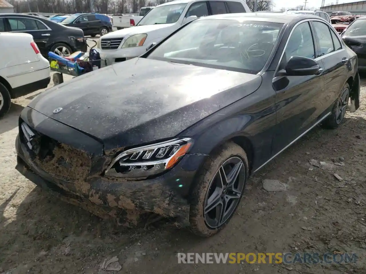 2 Photograph of a damaged car 55SWF8EB1KU293394 MERCEDES-BENZ C-CLASS 2019