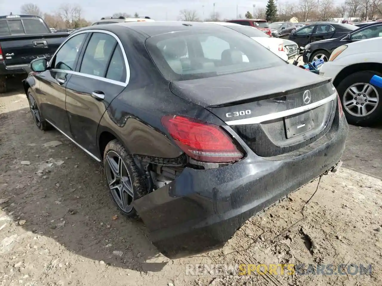 3 Photograph of a damaged car 55SWF8EB1KU293394 MERCEDES-BENZ C-CLASS 2019