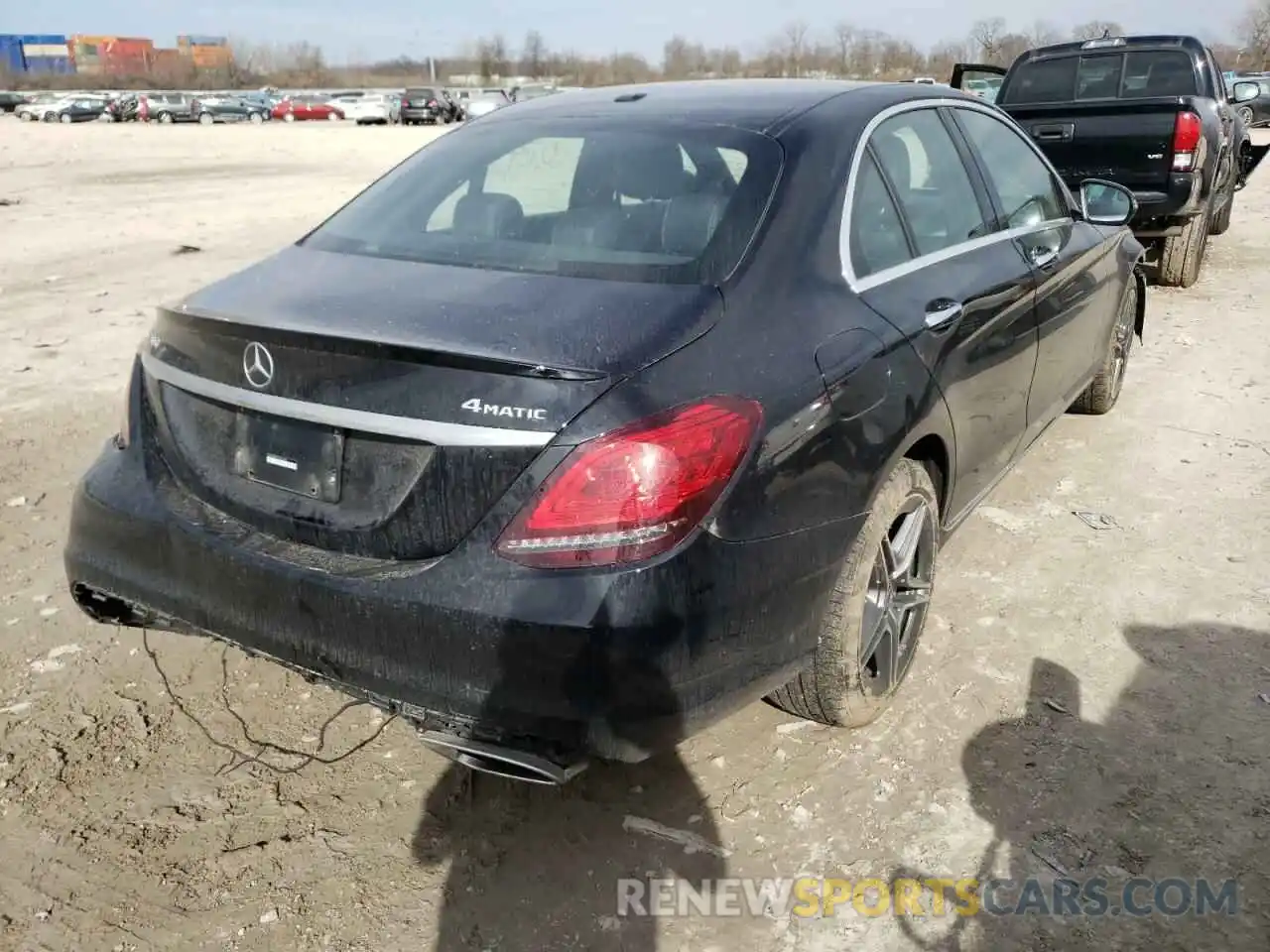 4 Фотография поврежденного автомобиля 55SWF8EB1KU293394 MERCEDES-BENZ C-CLASS 2019