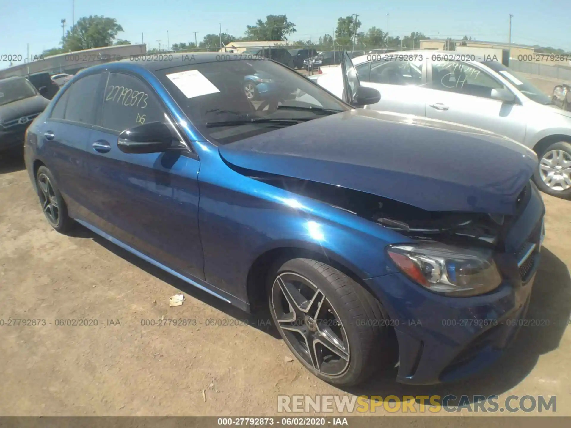 1 Photograph of a damaged car 55SWF8EB1KU293489 MERCEDES-BENZ C-CLASS 2019