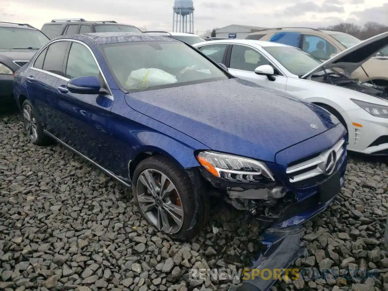 1 Photograph of a damaged car 55SWF8EB1KU302496 MERCEDES-BENZ C-CLASS 2019