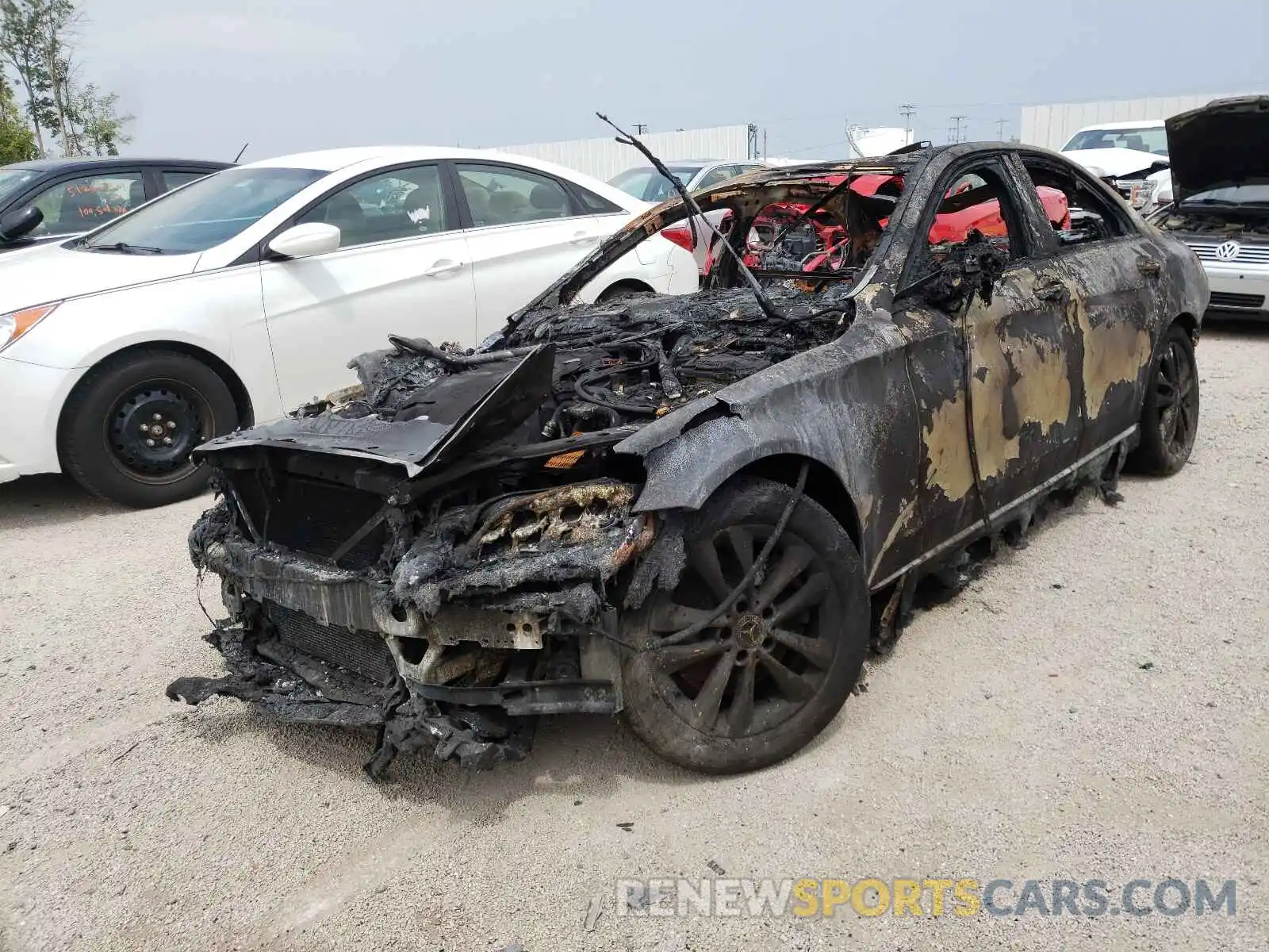 2 Photograph of a damaged car 55SWF8EB1KU304863 MERCEDES-BENZ C-CLASS 2019