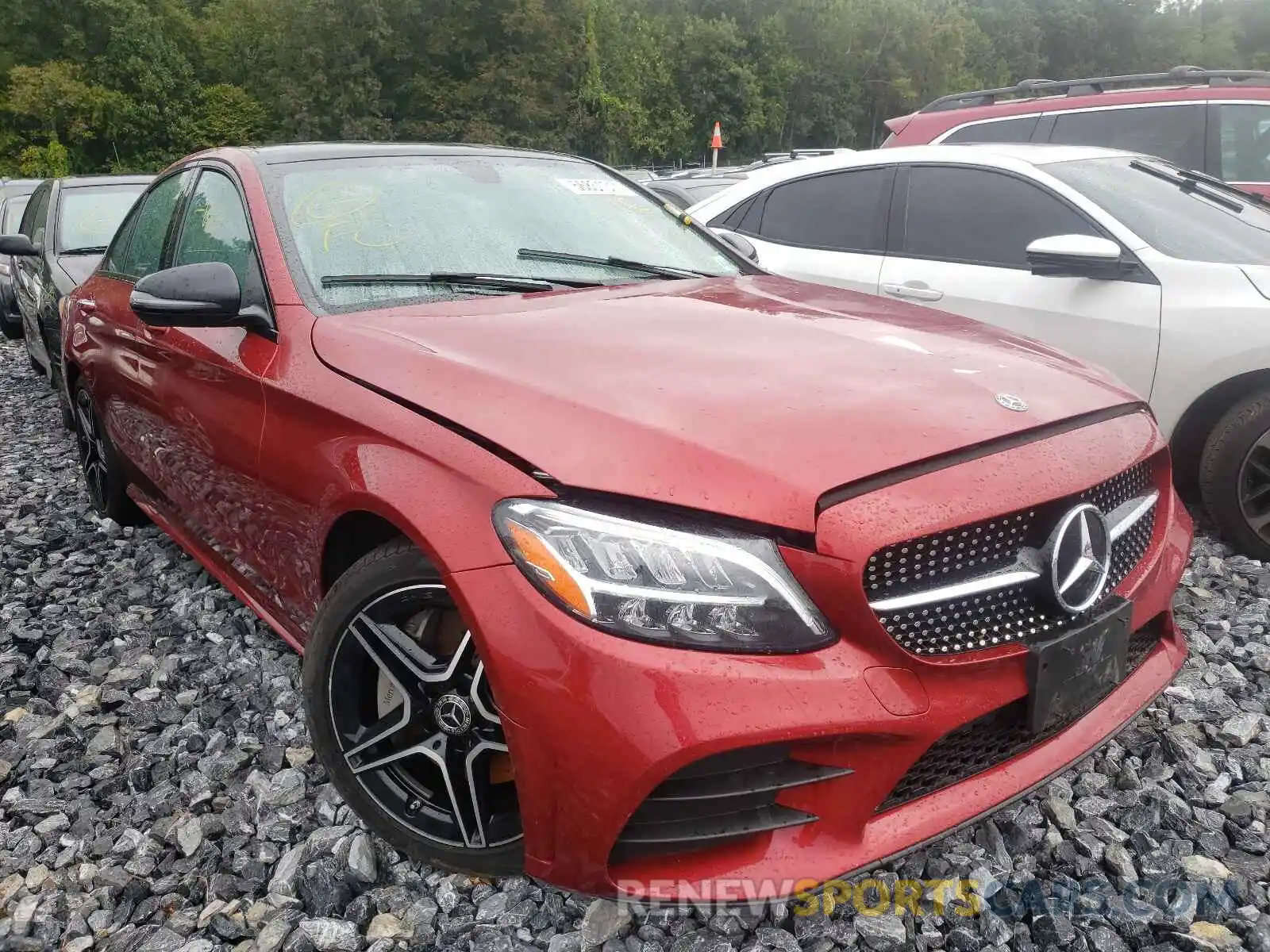 1 Photograph of a damaged car 55SWF8EB1KU305950 MERCEDES-BENZ C-CLASS 2019