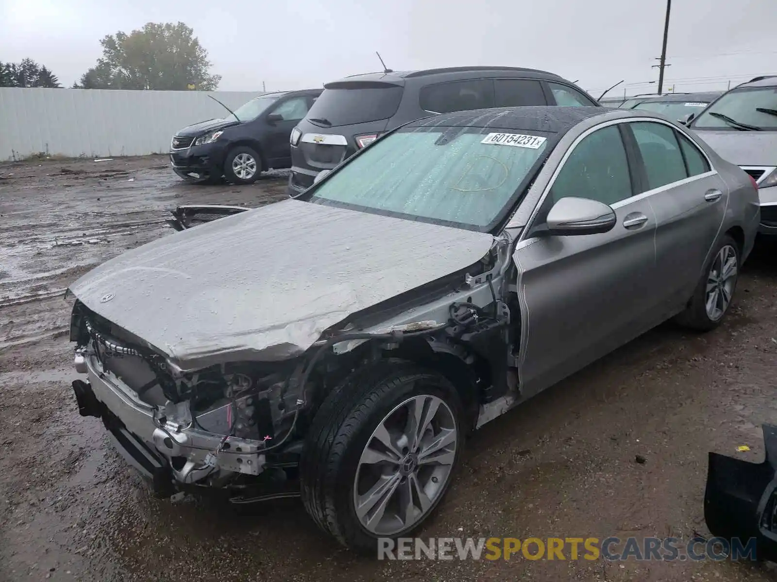 2 Photograph of a damaged car 55SWF8EB1KU306872 MERCEDES-BENZ C-CLASS 2019