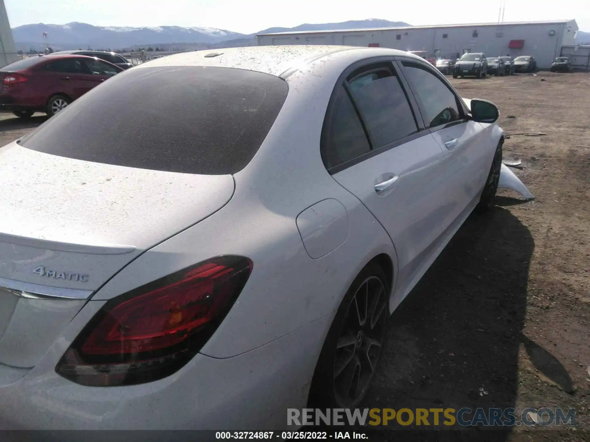 4 Photograph of a damaged car 55SWF8EB1KU307259 MERCEDES-BENZ C-CLASS 2019