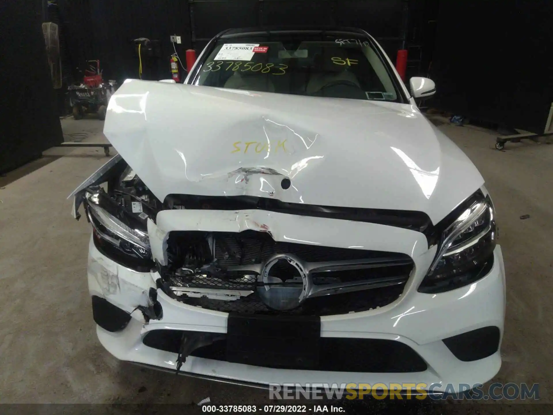 6 Photograph of a damaged car 55SWF8EB1KU307276 MERCEDES-BENZ C-CLASS 2019