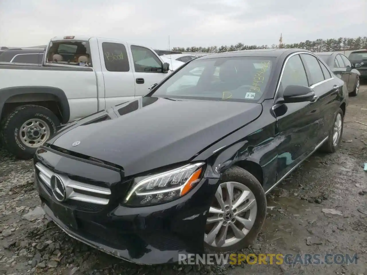 2 Photograph of a damaged car 55SWF8EB1KU314292 MERCEDES-BENZ C-CLASS 2019