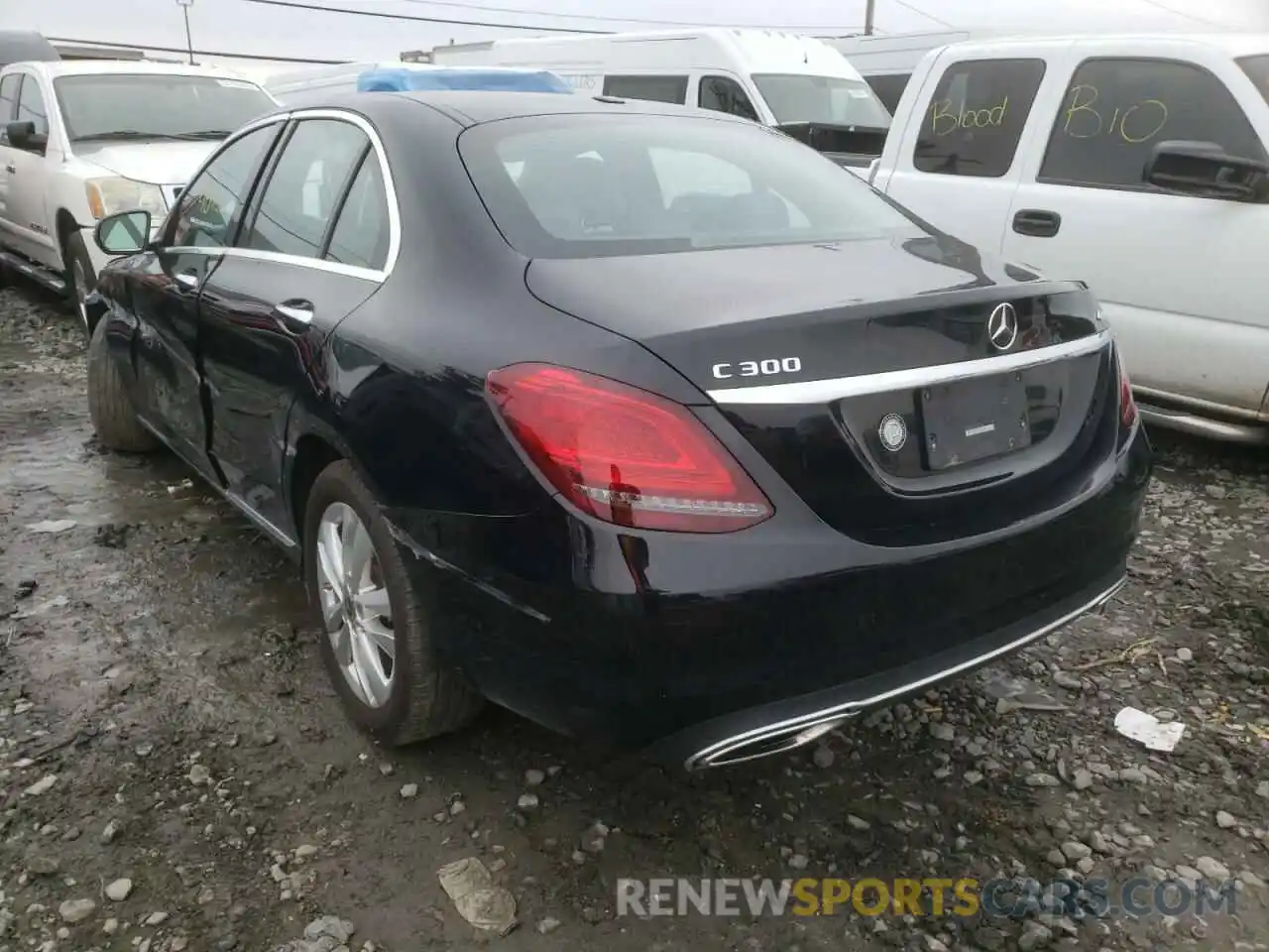 3 Photograph of a damaged car 55SWF8EB1KU314292 MERCEDES-BENZ C-CLASS 2019