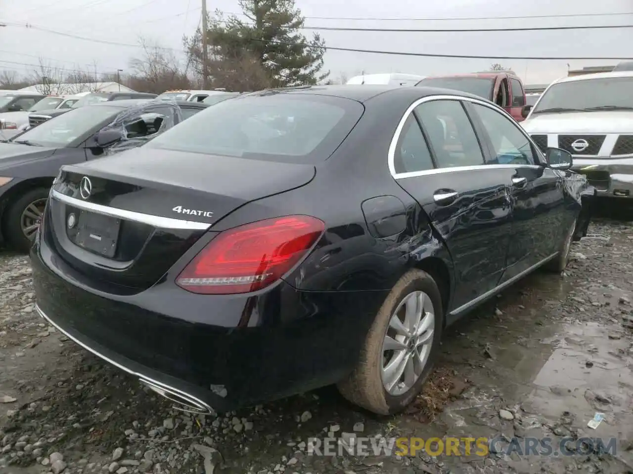 4 Photograph of a damaged car 55SWF8EB1KU314292 MERCEDES-BENZ C-CLASS 2019