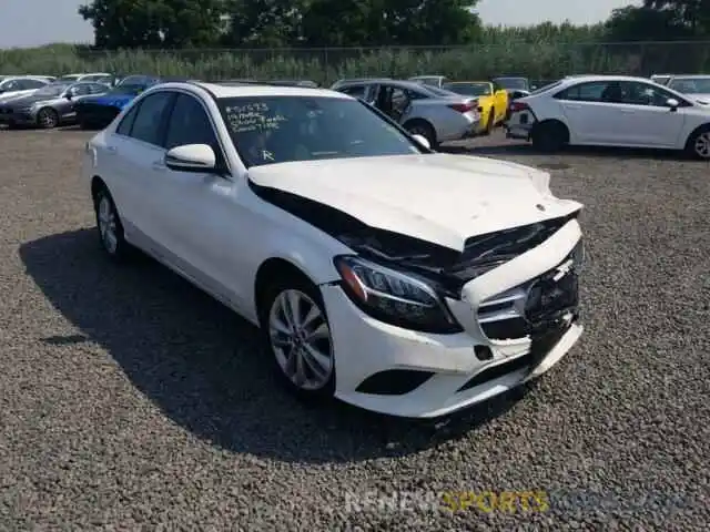 1 Photograph of a damaged car 55SWF8EB1KU315023 MERCEDES-BENZ C CLASS 2019