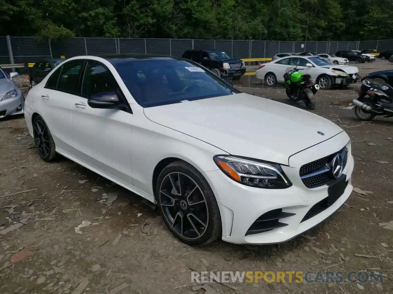 1 Photograph of a damaged car 55SWF8EB1KU316222 MERCEDES-BENZ C-CLASS 2019