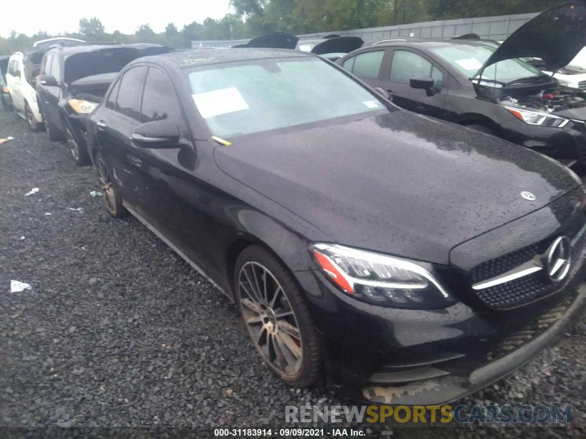 1 Photograph of a damaged car 55SWF8EB1KU316303 MERCEDES-BENZ C-CLASS 2019