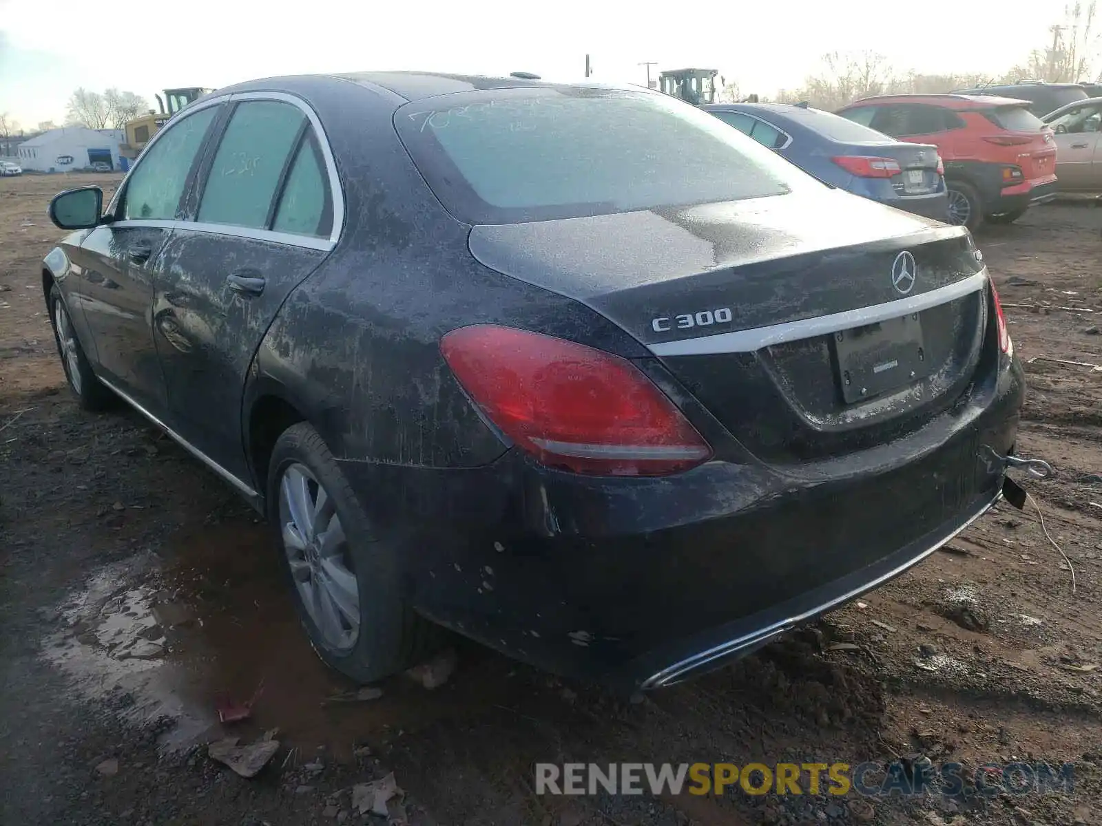 3 Photograph of a damaged car 55SWF8EB1KU316382 MERCEDES-BENZ C CLASS 2019