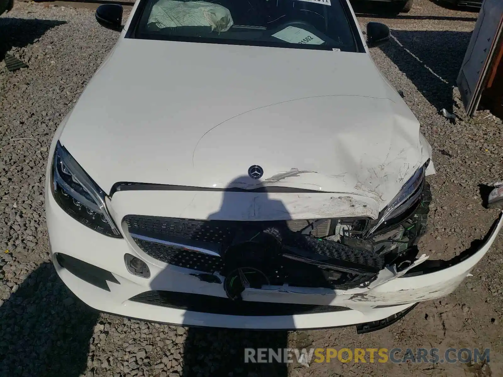 7 Photograph of a damaged car 55SWF8EB1KU319718 MERCEDES-BENZ C CLASS 2019