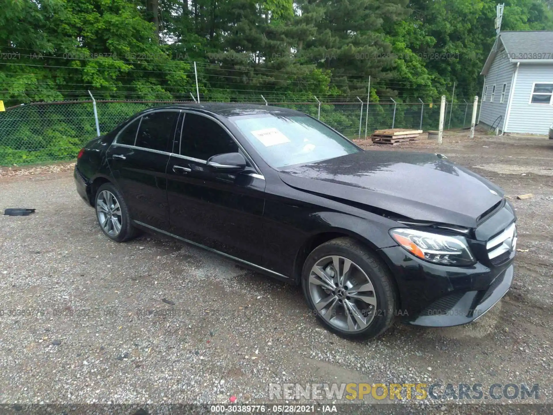 1 Photograph of a damaged car 55SWF8EB1KU322019 MERCEDES-BENZ C-CLASS 2019