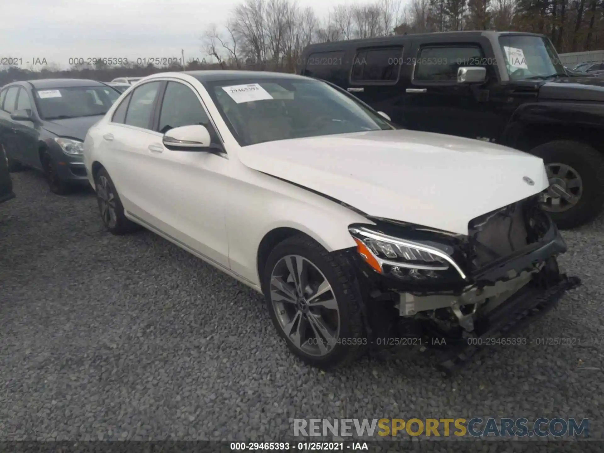 1 Photograph of a damaged car 55SWF8EB2KU287829 MERCEDES-BENZ C-CLASS 2019