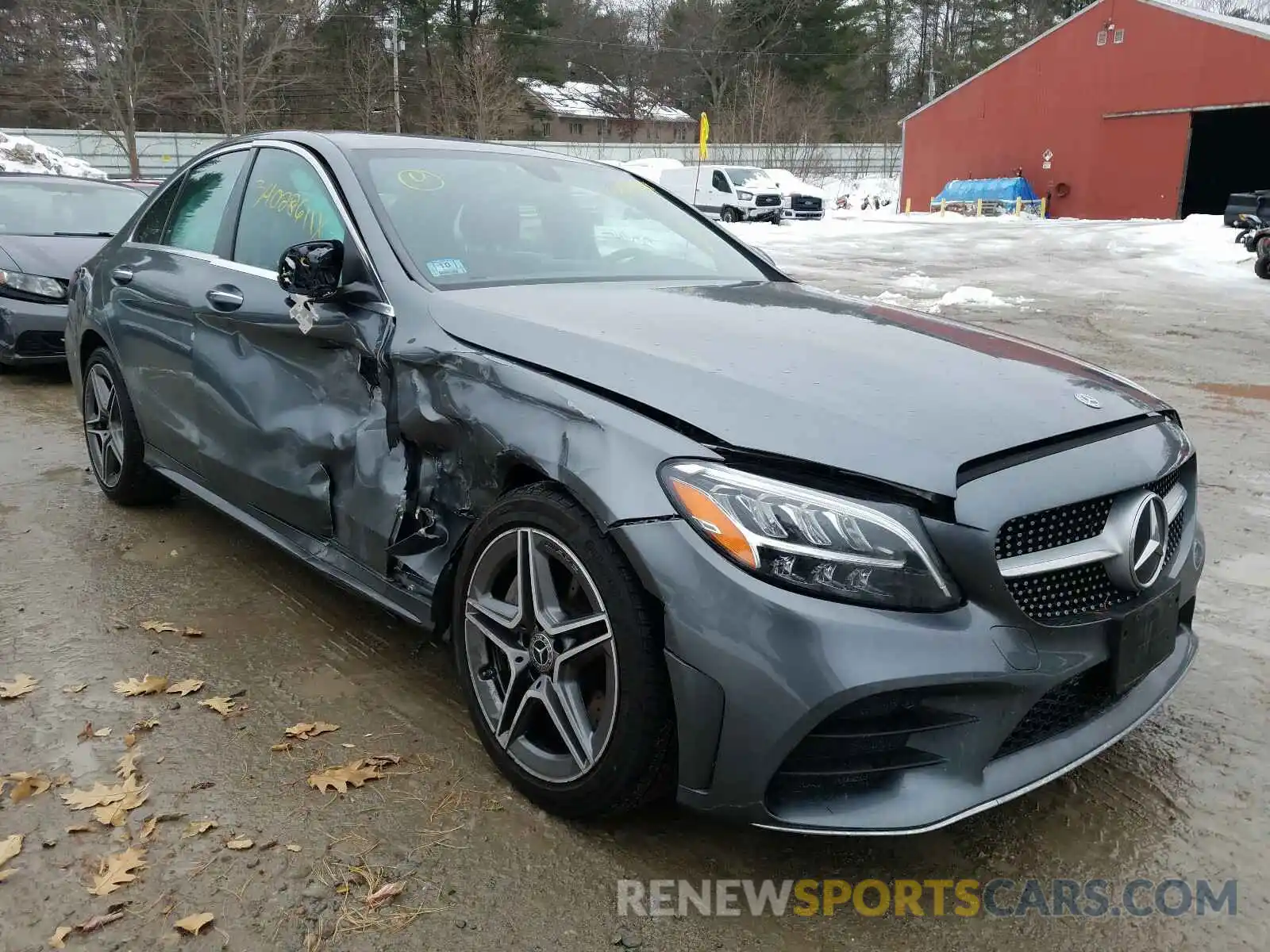 1 Photograph of a damaged car 55SWF8EB2KU290245 MERCEDES-BENZ C CLASS 2019