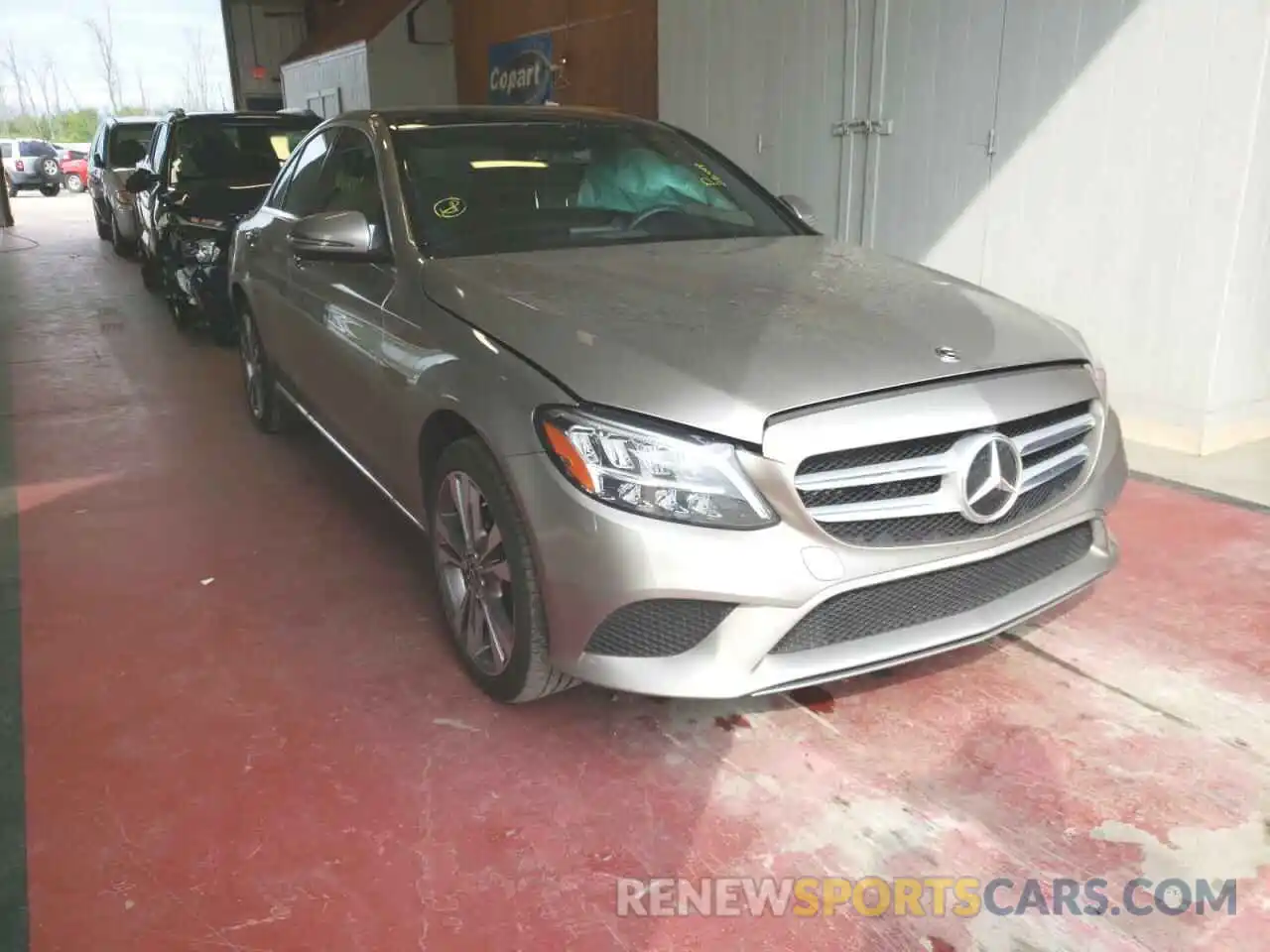 1 Photograph of a damaged car 55SWF8EB2KU290522 MERCEDES-BENZ C CLASS 2019