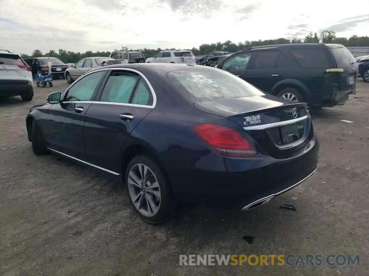 3 Photograph of a damaged car 55SWF8EB2KU293257 MERCEDES-BENZ C-CLASS 2019