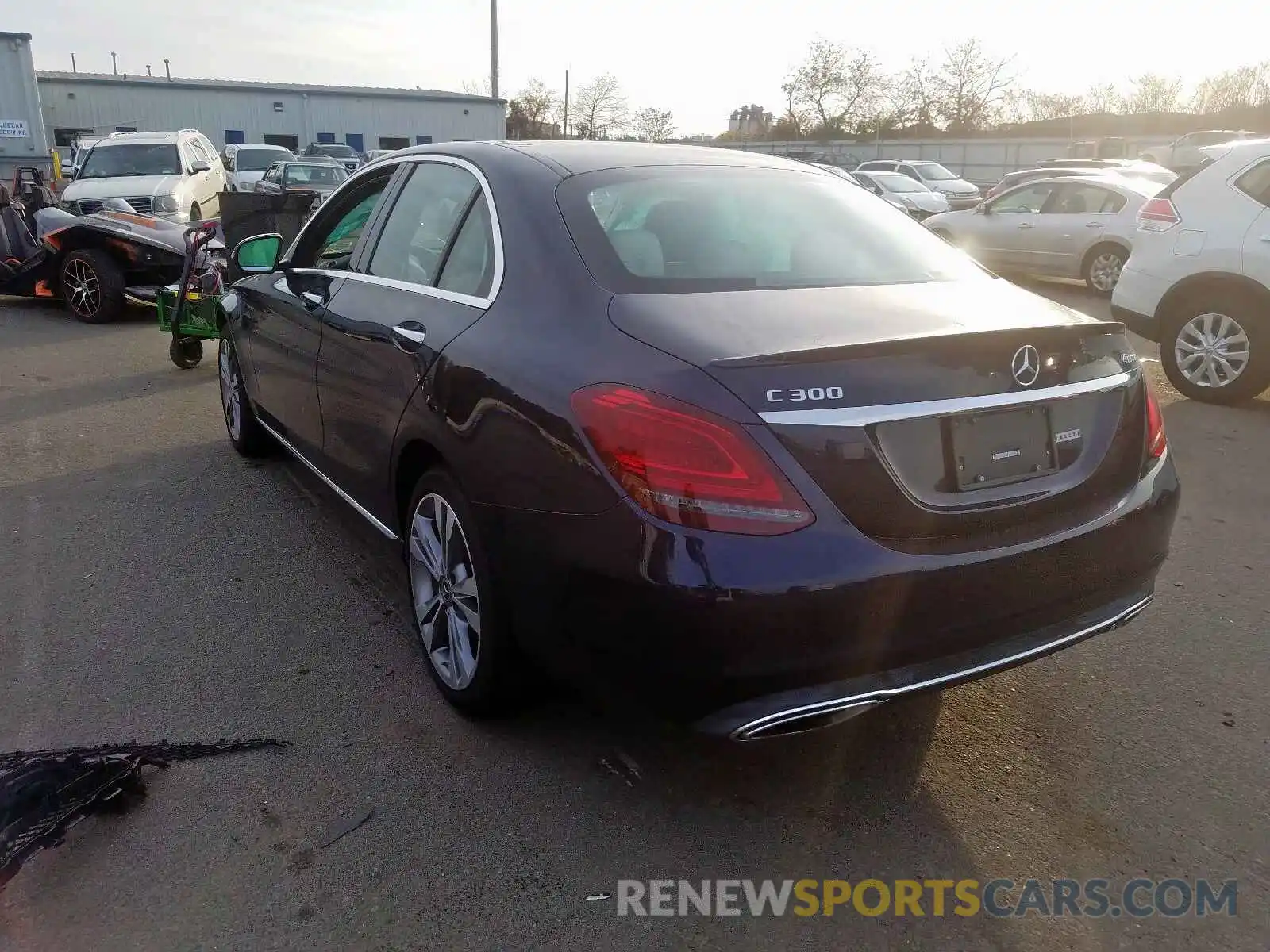 3 Photograph of a damaged car 55SWF8EB2KU294487 MERCEDES-BENZ C CLASS 2019