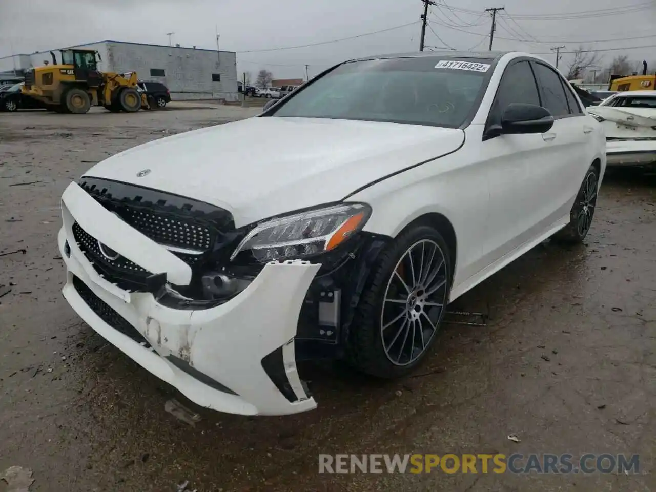 2 Photograph of a damaged car 55SWF8EB2KU300403 MERCEDES-BENZ C-CLASS 2019