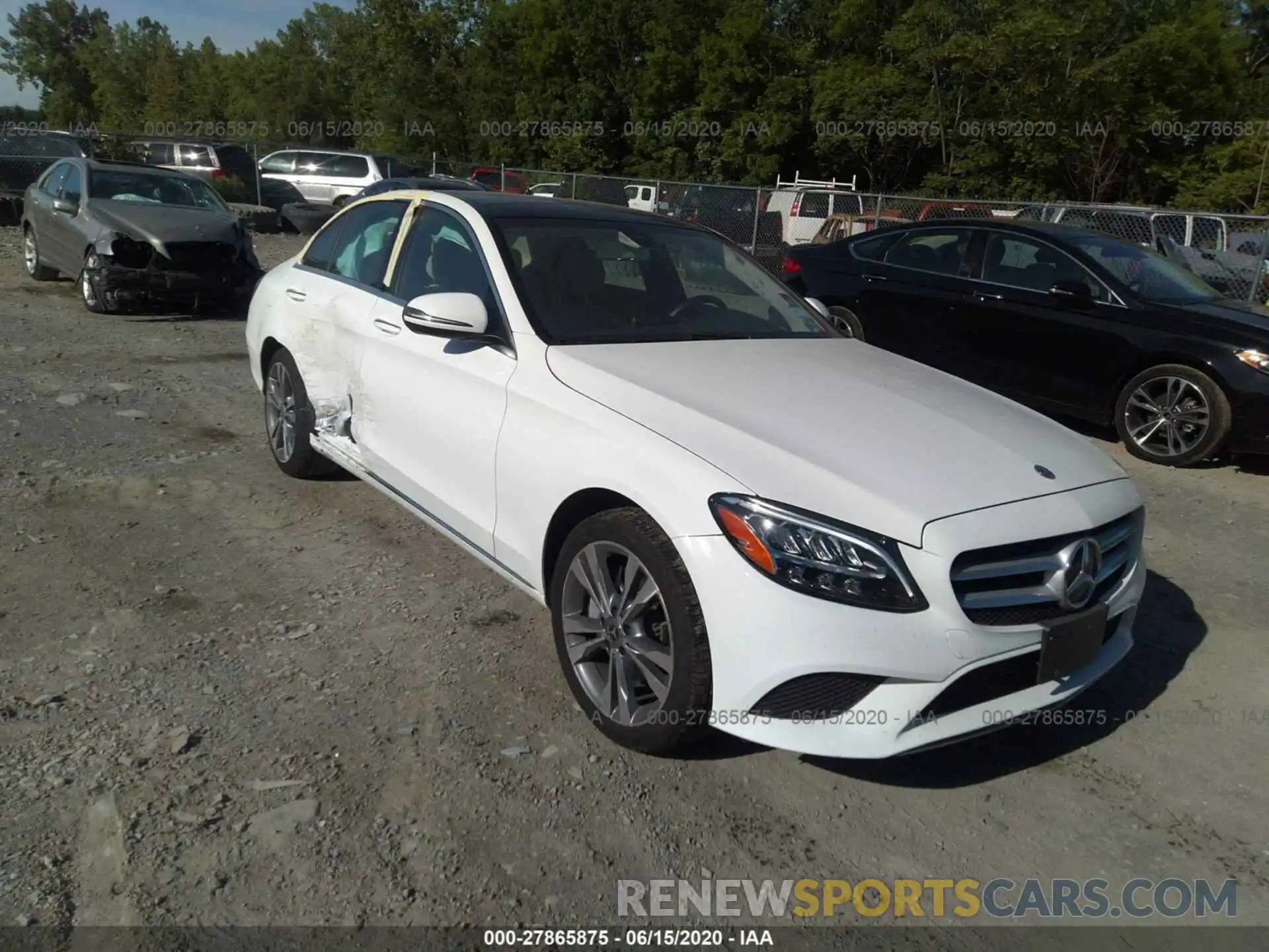 1 Photograph of a damaged car 55SWF8EB2KU300580 MERCEDES-BENZ C-CLASS 2019