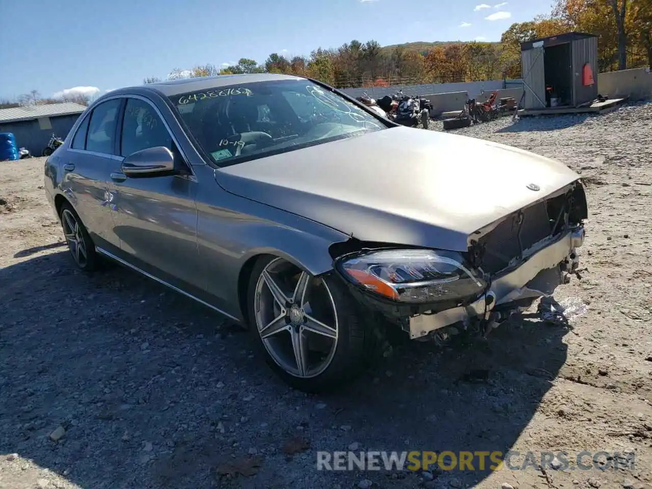 1 Photograph of a damaged car 55SWF8EB2KU315192 MERCEDES-BENZ C-CLASS 2019