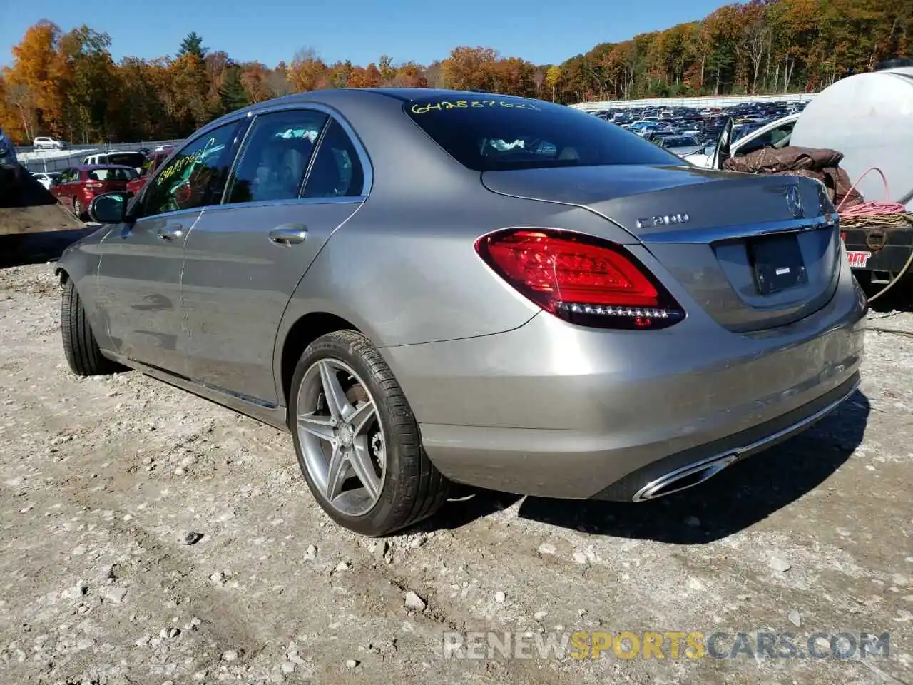 3 Photograph of a damaged car 55SWF8EB2KU315192 MERCEDES-BENZ C-CLASS 2019