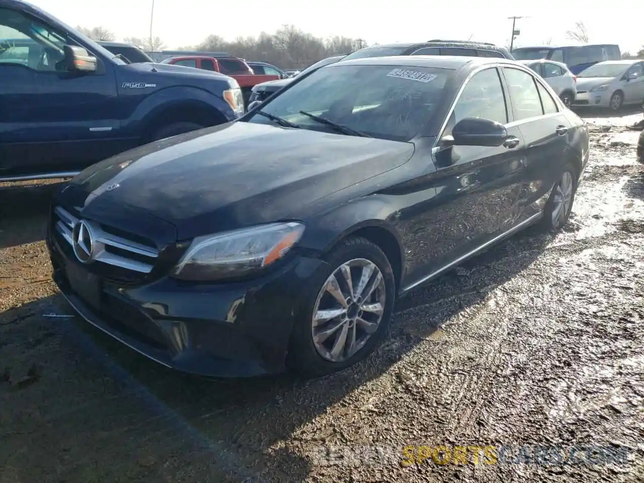 2 Photograph of a damaged car 55SWF8EB2KU316035 MERCEDES-BENZ C-CLASS 2019