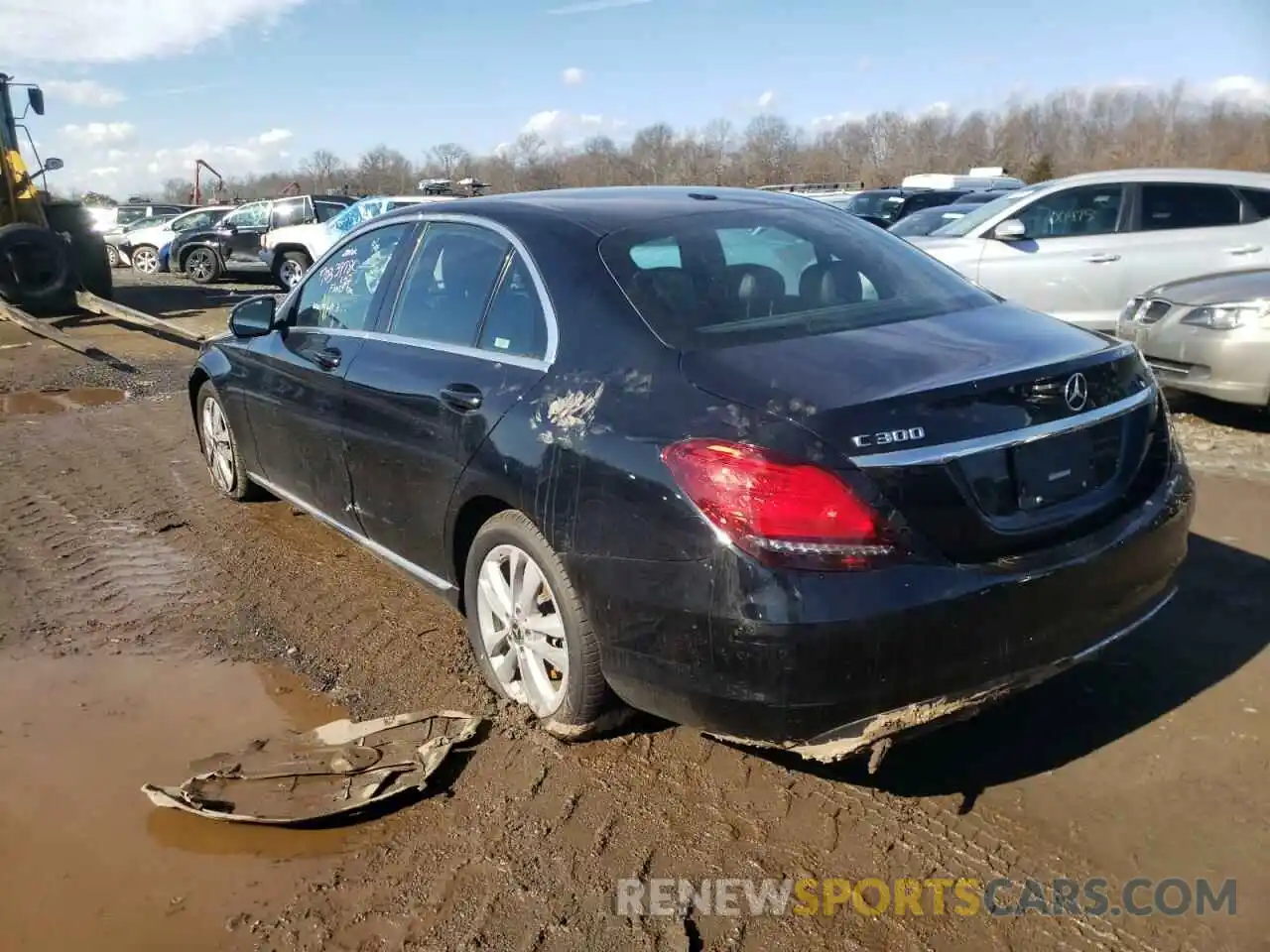 3 Photograph of a damaged car 55SWF8EB2KU316035 MERCEDES-BENZ C-CLASS 2019