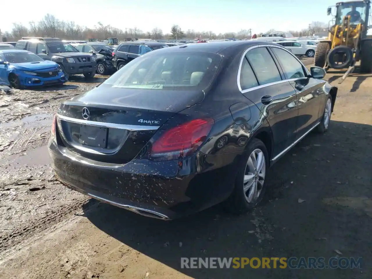 4 Photograph of a damaged car 55SWF8EB2KU316035 MERCEDES-BENZ C-CLASS 2019