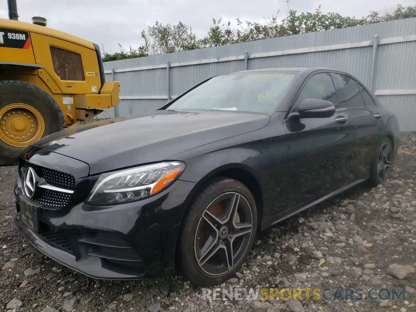 2 Photograph of a damaged car 55SWF8EB2KU318867 MERCEDES-BENZ C-CLASS 2019