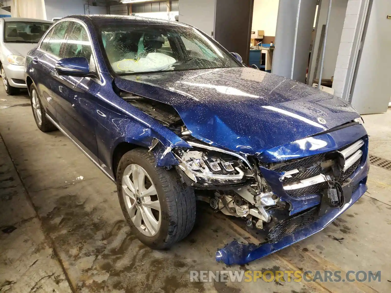 1 Photograph of a damaged car 55SWF8EB2KU319260 MERCEDES-BENZ C CLASS 2019