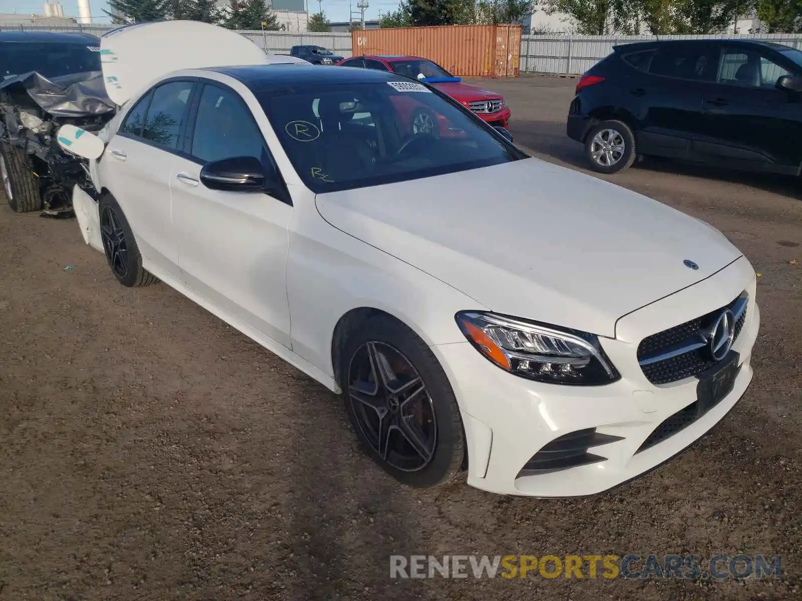 1 Photograph of a damaged car 55SWF8EB2KU321896 MERCEDES-BENZ C-CLASS 2019